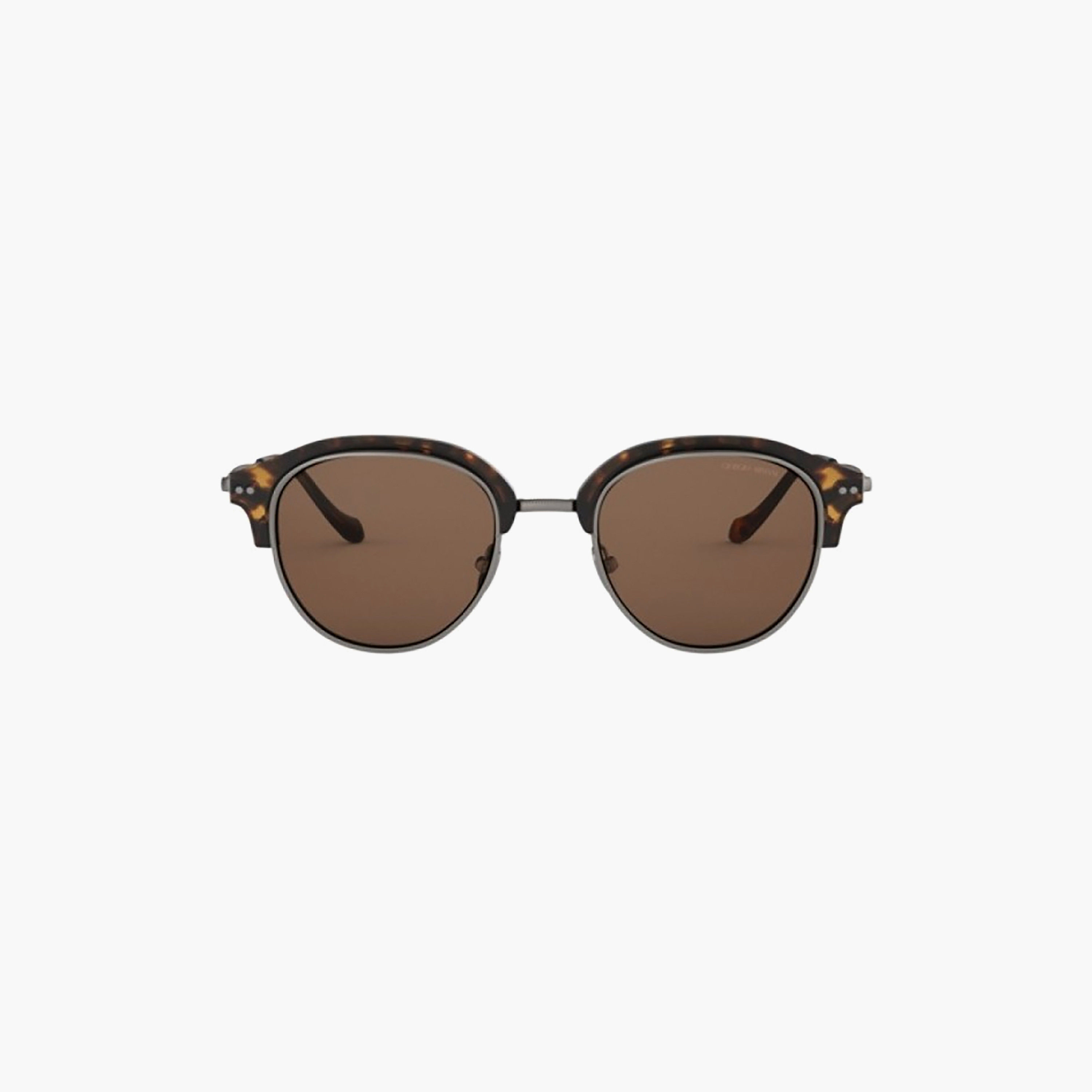Giorgio Armani Men Round Brown Sunglasses | 8117-men-sunglasses-image-1