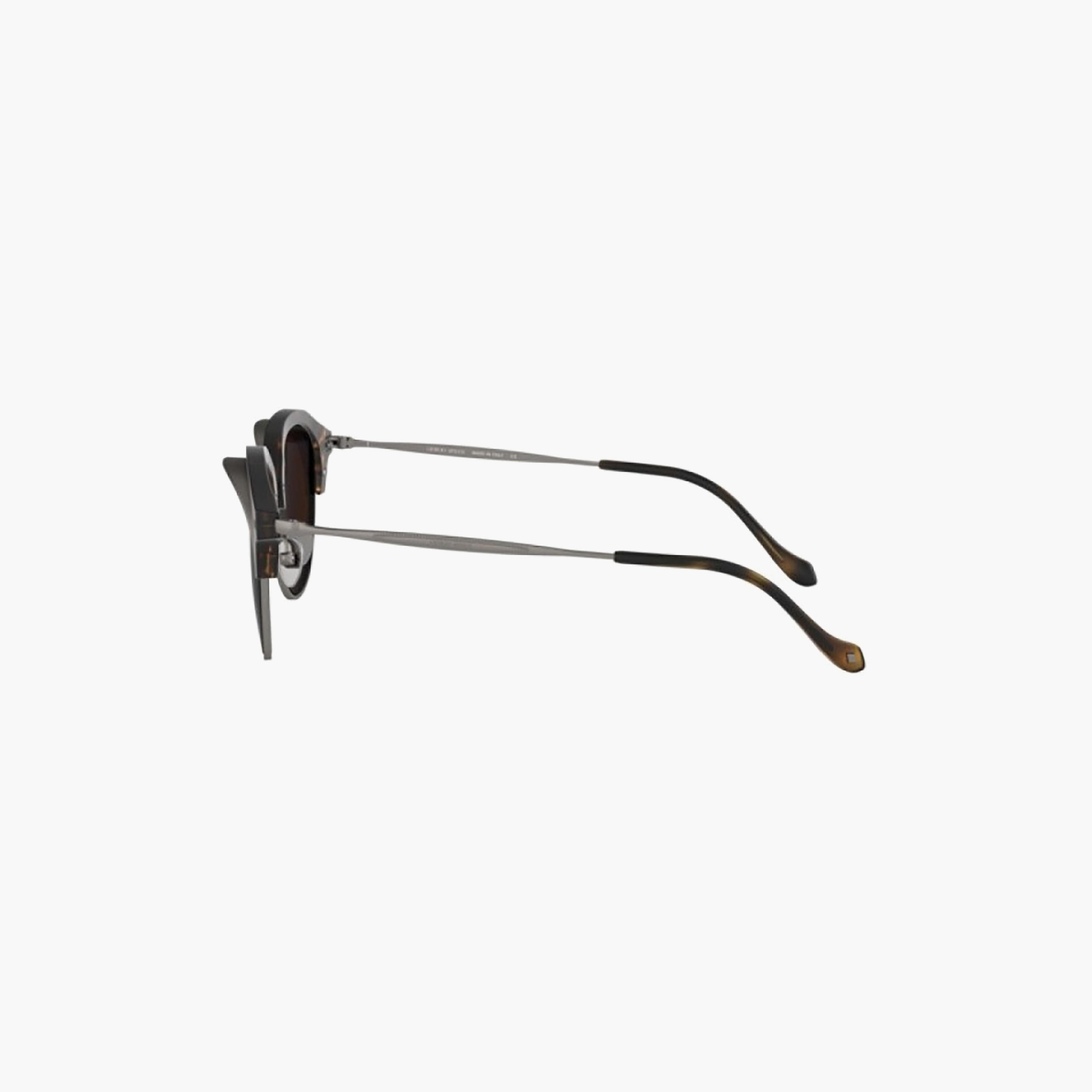 Giorgio Armani Men Round Brown Sunglasses | 8117-men-sunglasses-image-2