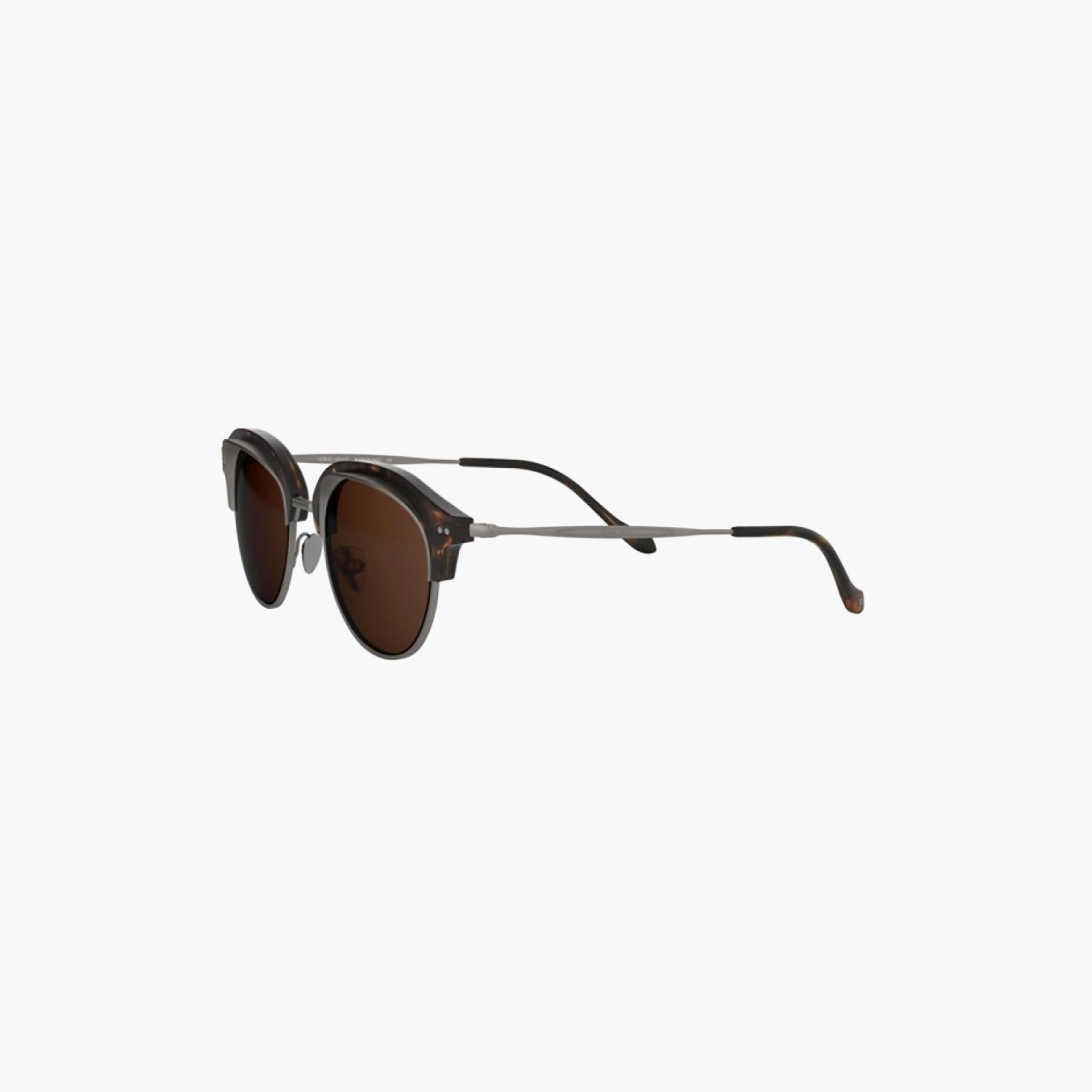 Giorgio Armani Men Round Brown Sunglasses | 8117-men-sunglasses-image-3