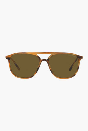 نظارات شمسية جورجيو أرماني للرجال، طراز نافيجاتور، لون بني | 8179-men-sunglasses-image-1