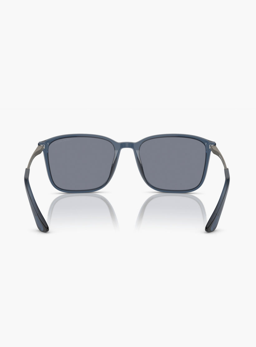 Giorgio Armani Unisex Square Blue Sunglasses | 8197-men-sunglasses-image-4