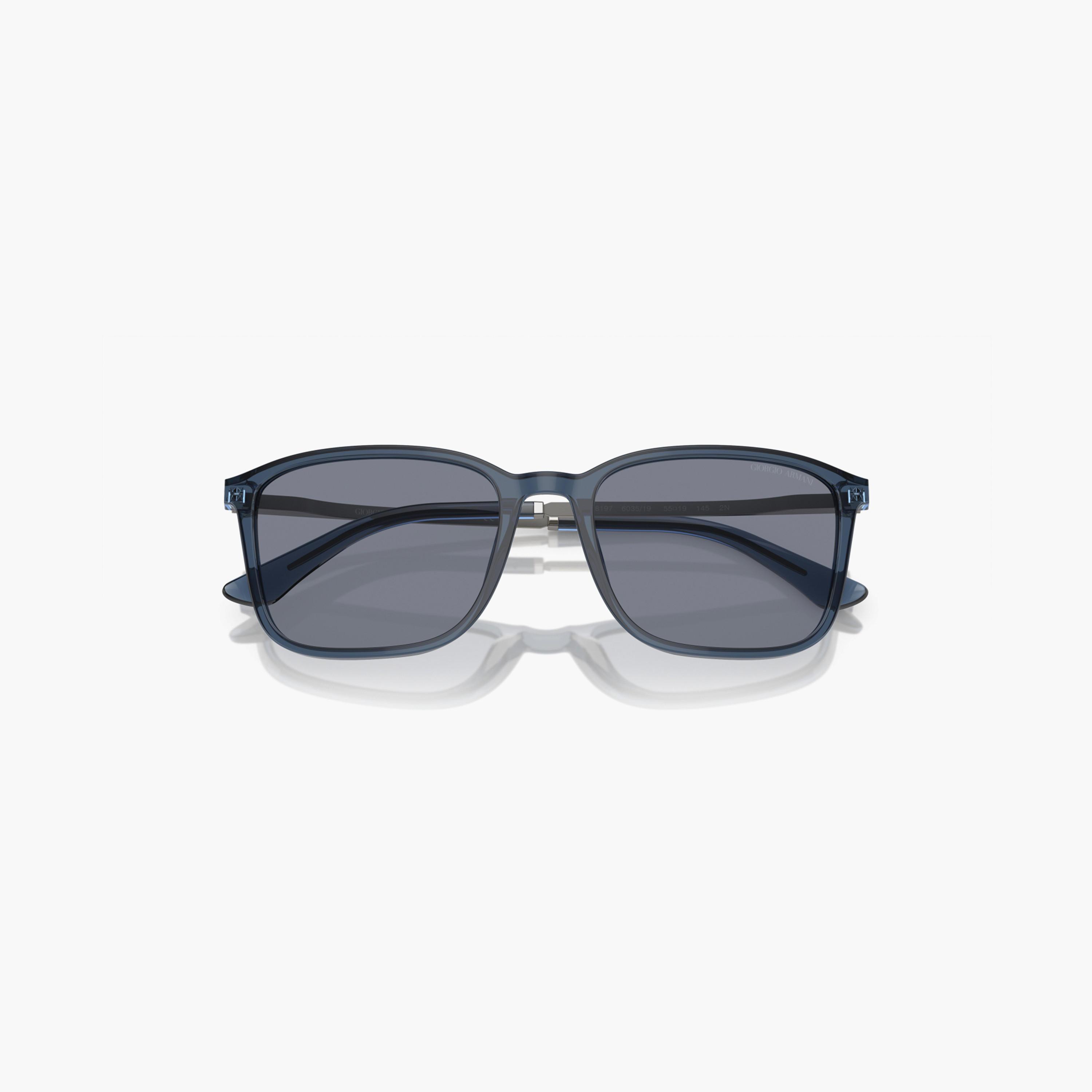 Giorgio Armani Unisex Square Blue Sunglasses | 8197-men-sunglasses-image-5