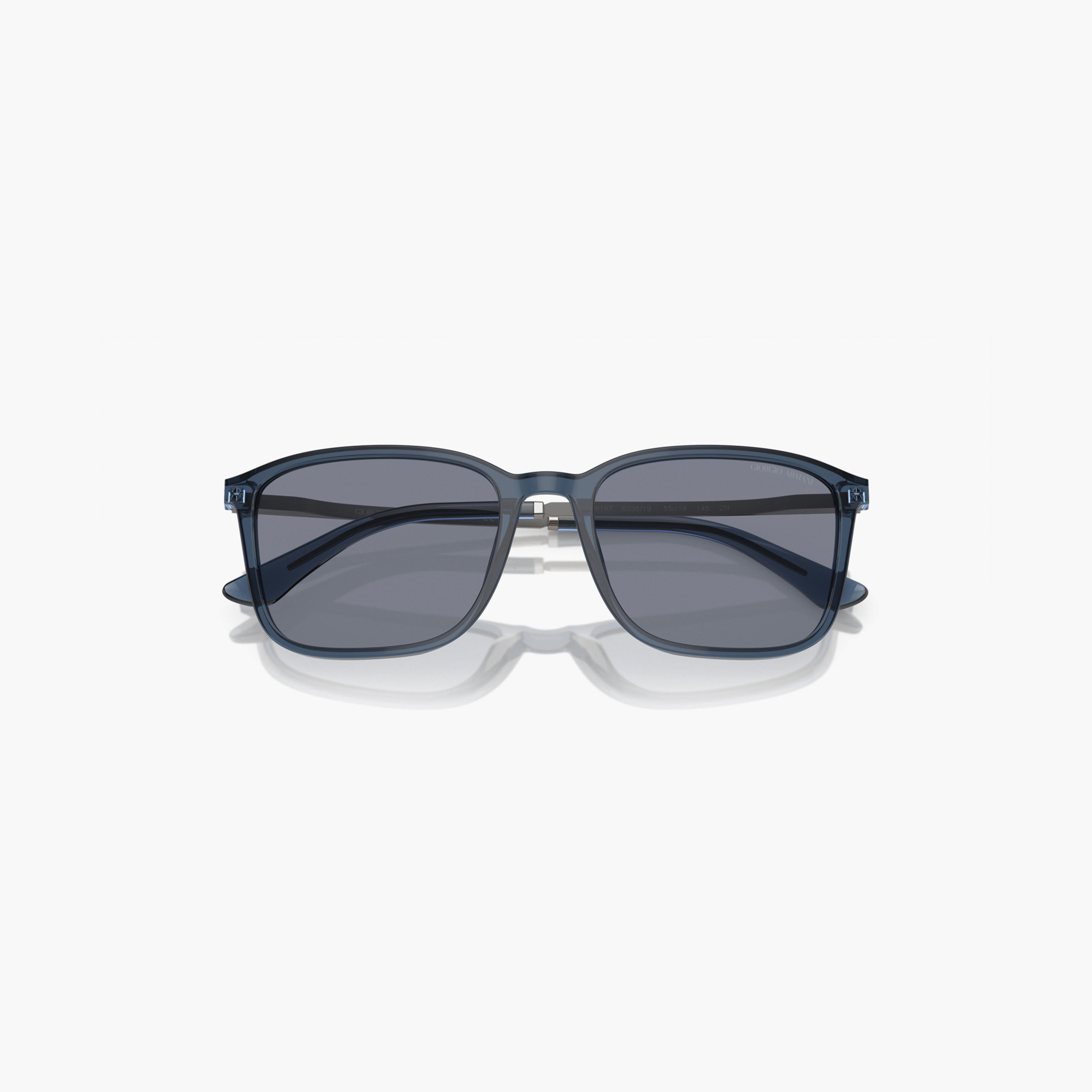 نظارات شمسية مربعة زرقاء من جورجيو أرماني للجنسين | 8197-men-sunglasses-image-5