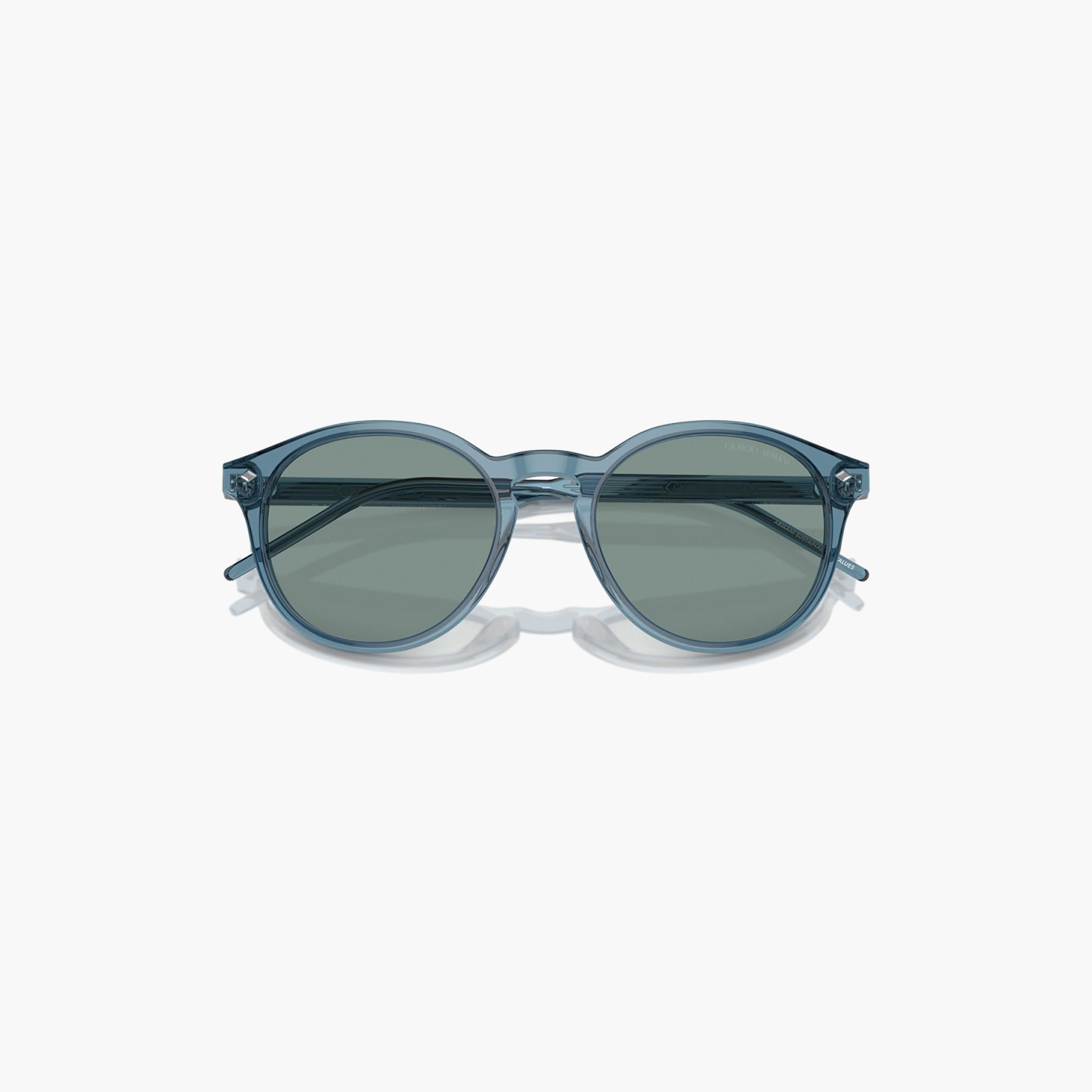 Giorgio Armani Men Round Grey Sunglasses | 8211-men-sunglasses-image-4