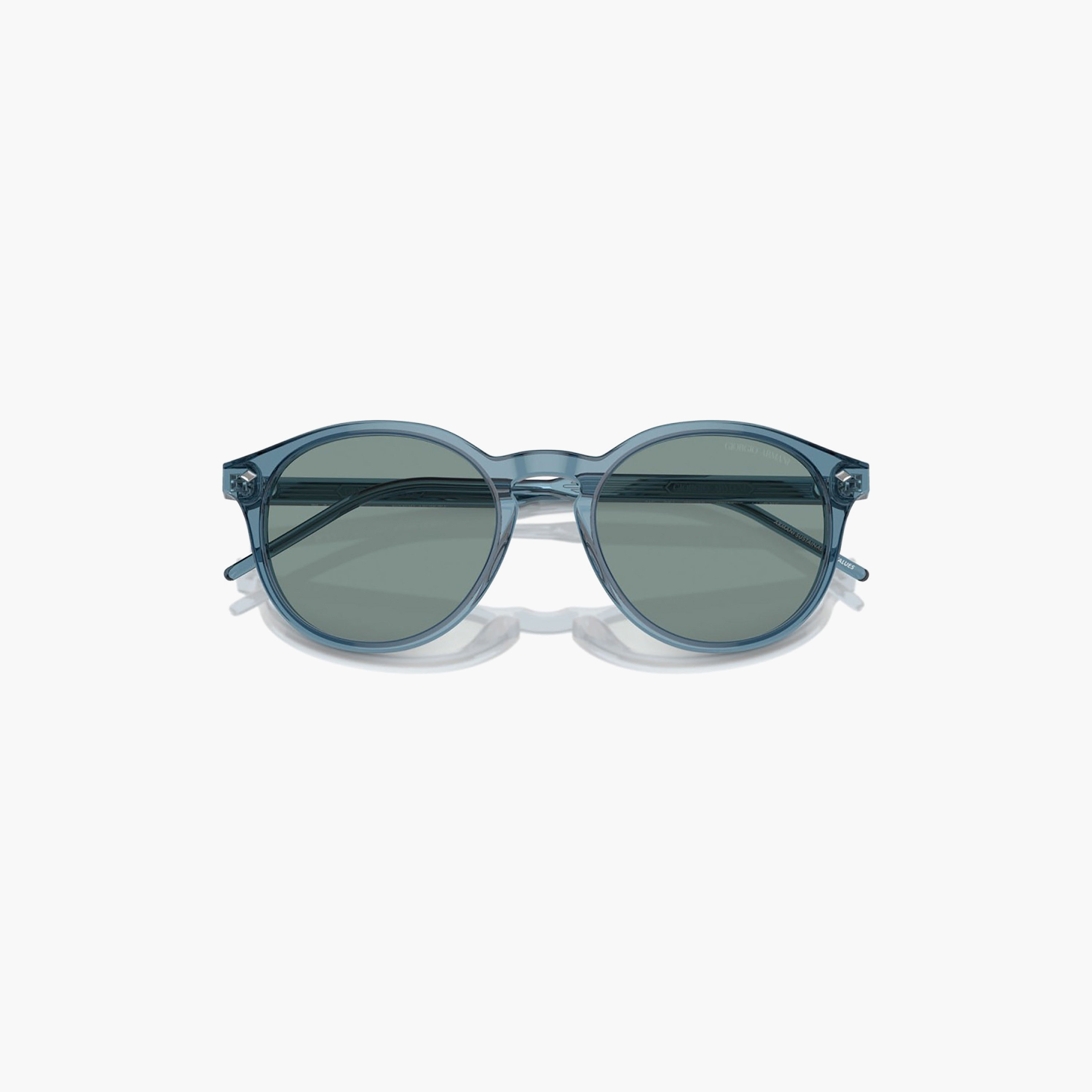 Giorgio Armani Men Round Grey Sunglasses | 8211-men-sunglasses-image-4