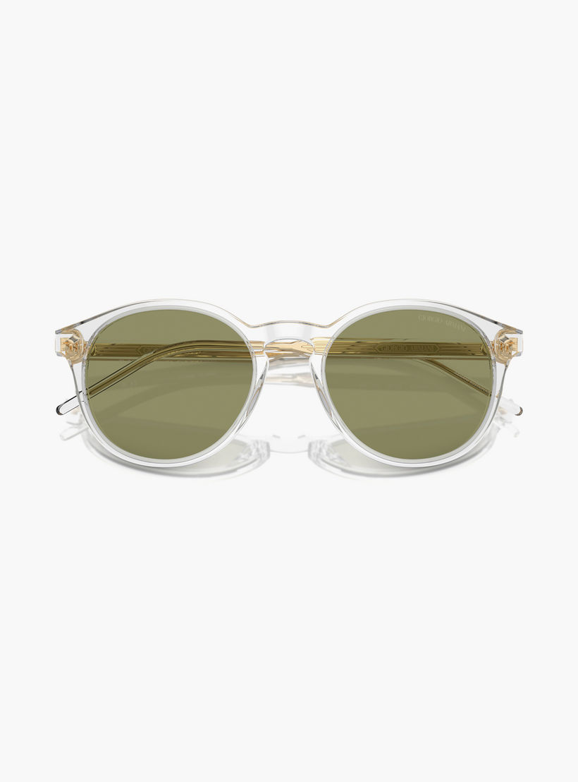 Giorgio Armani Men Round Green Sunglasses | 8211-men-sunglasses-image-5