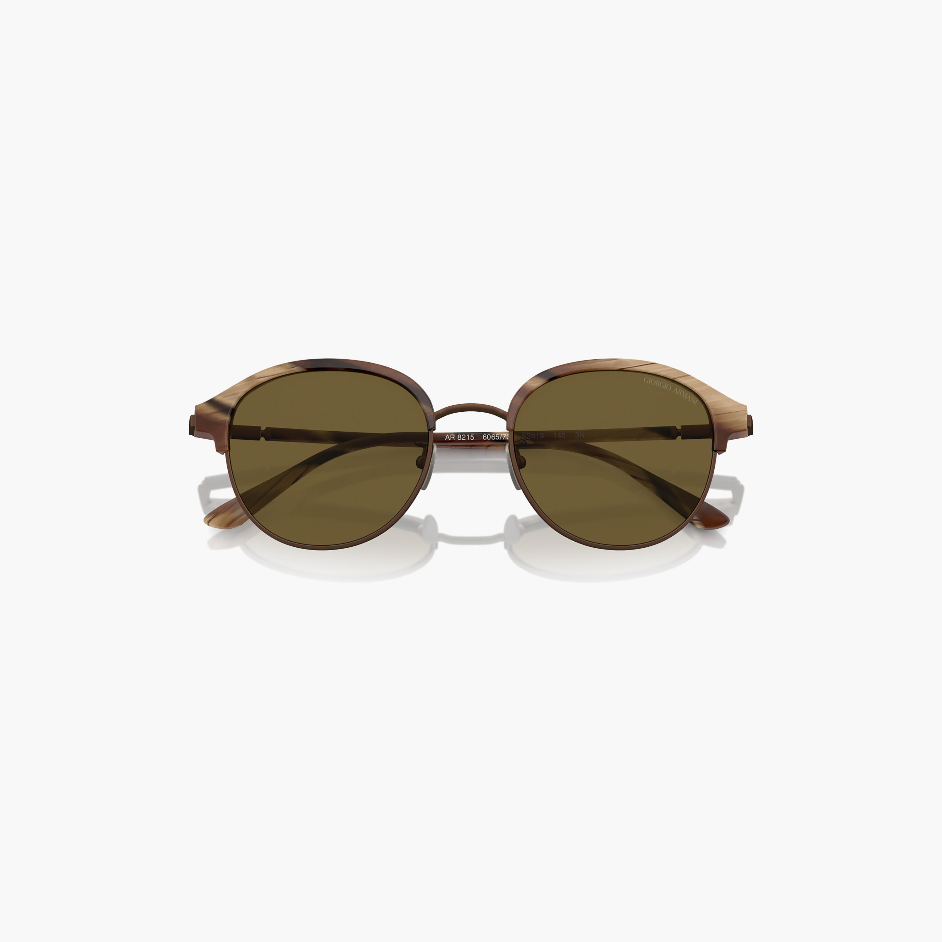 Giorgio Armani Men Round Brown Sunglasses | 8215-men-sunglasses-image-4