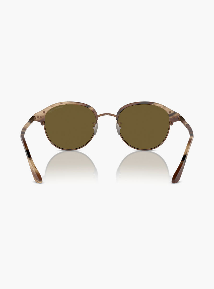 Giorgio Armani Men Round Brown Sunglasses | 8215-men-sunglasses-image-5