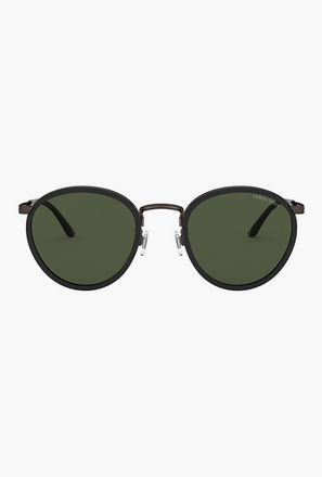 نظارات شمسية دائرية خضراء للرجال من جورجيو أرماني | 101M-men-sunglasses-image-1