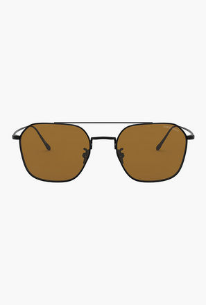 نظارات شمسية مربعة بنية اللون للرجال من جورجيو أرماني | 6095T-men-sunglasses-image-1