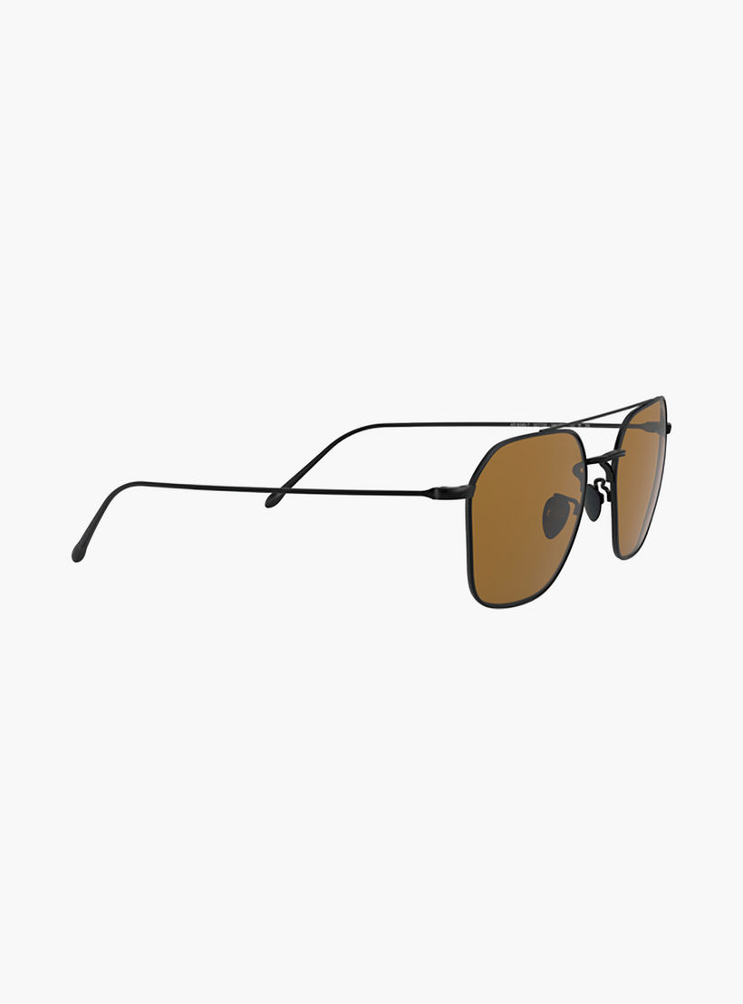 Giorgio Armani Men Square Brown Sunglasses | 6095T-men-sunglasses-image-3
