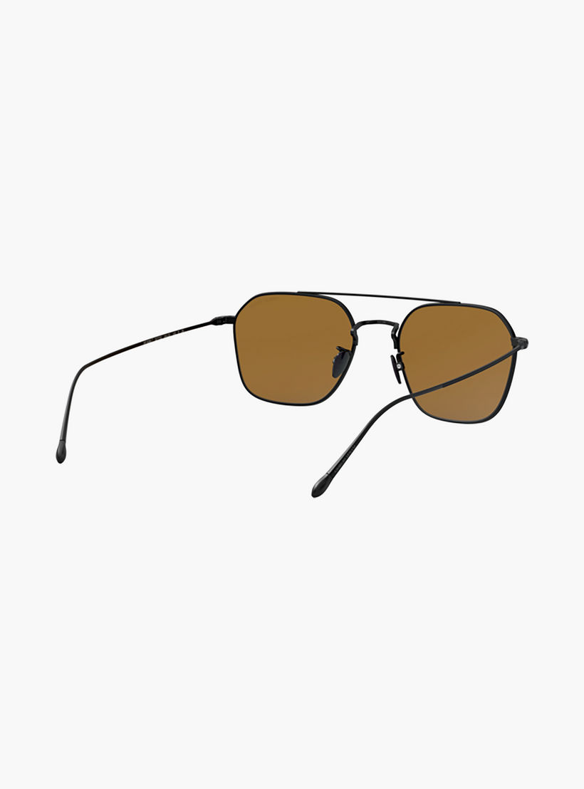 Giorgio Armani Men Square Brown Sunglasses | 6095T-men-sunglasses-image-5