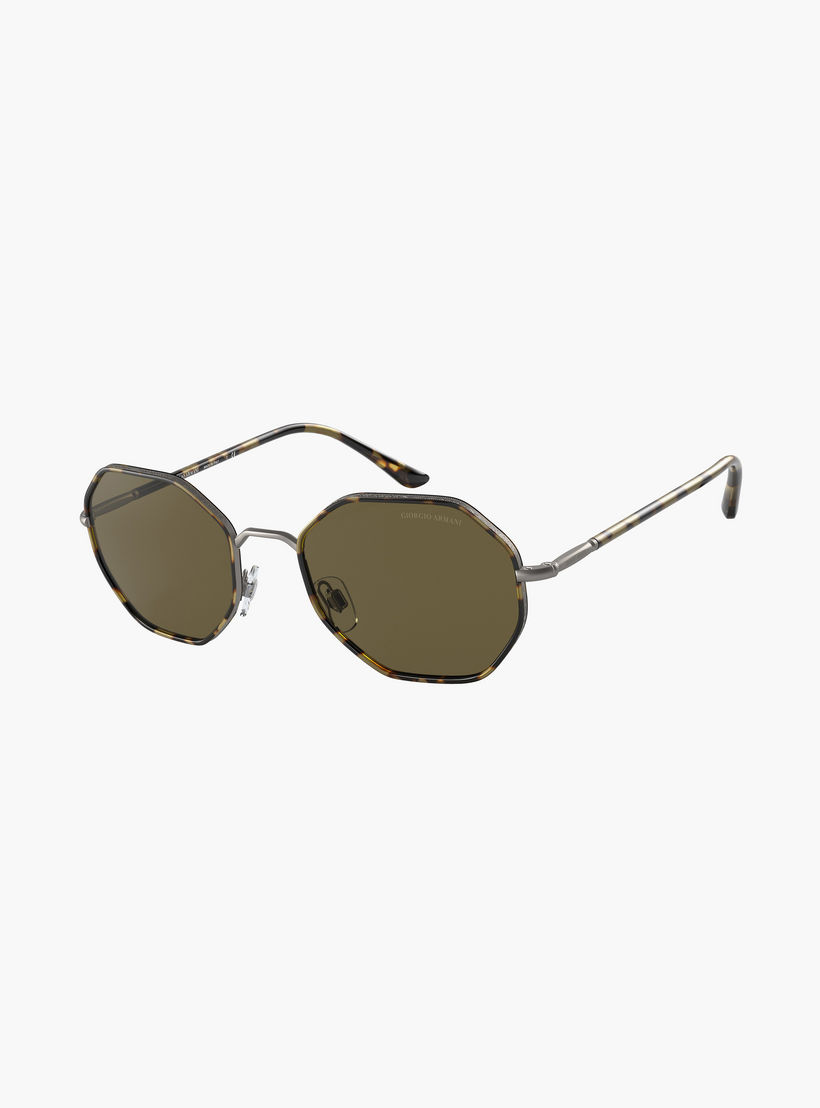 Giorgio Armani Men Geometric Brown Sunglasses | 6112J-men-sunglasses-image-4