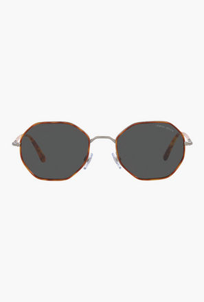 نظارات شمسية رمادية هندسية للرجال من جورجيو أرماني | 6112J-men-sunglasses-image-1