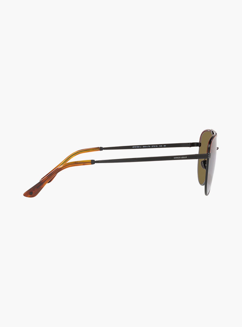 نظارات شمسية جورجيو أرماني رجالية بتصميم طيار بني | 6134J-men-sunglasses-image-2