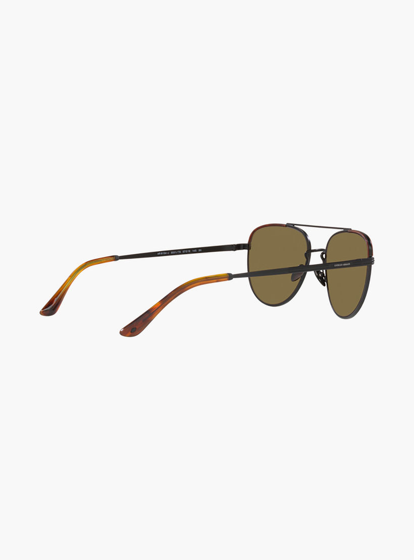 نظارات شمسية جورجيو أرماني رجالية بتصميم طيار بني | 6134J-men-sunglasses-image-5