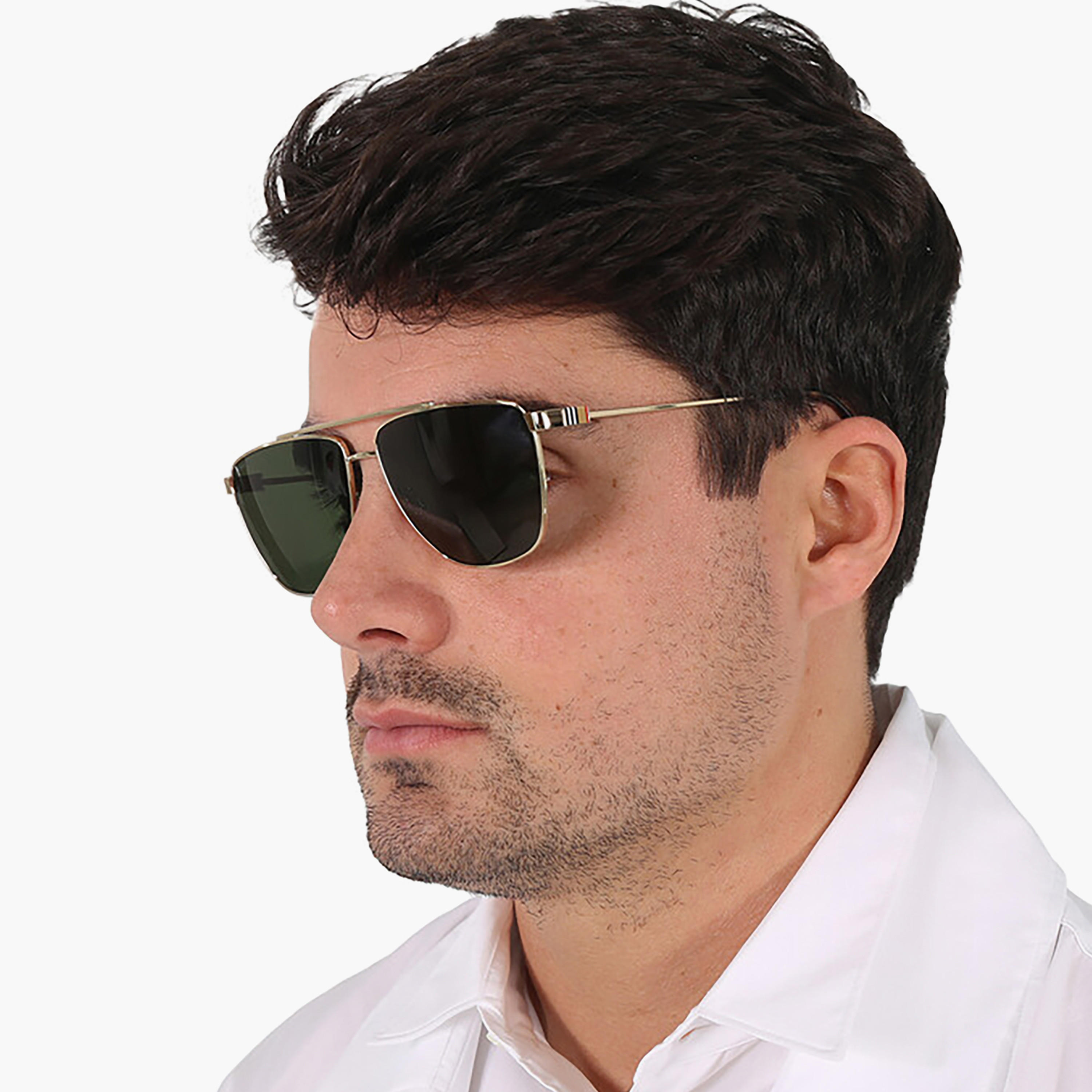 Burberry Men Navigator Green Sunglasses | 3141-men-sunglasses-image-6