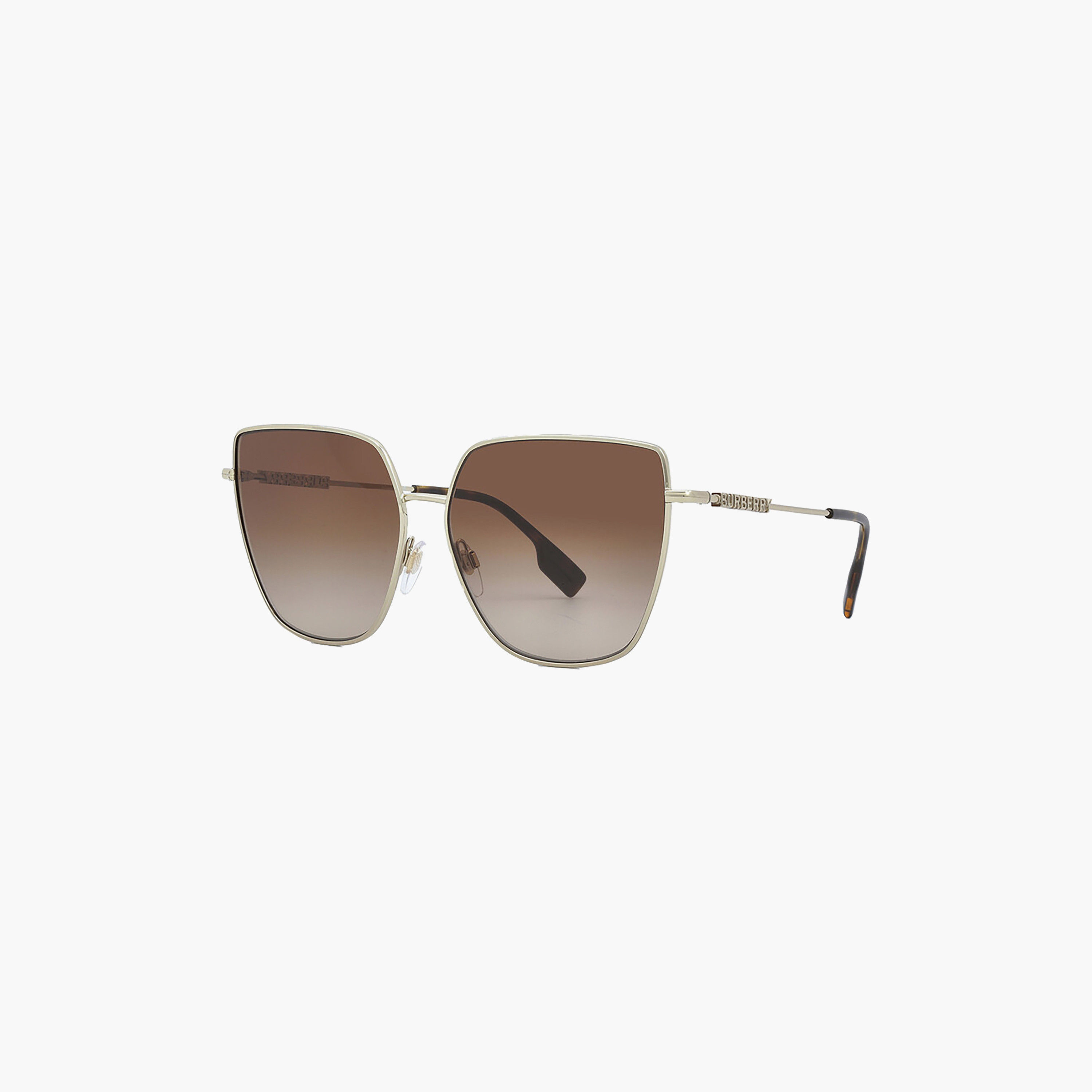 نظارات شمسية مربعة بنية اللون من بربري للنساء | 3143-women-sunglasses-image-1