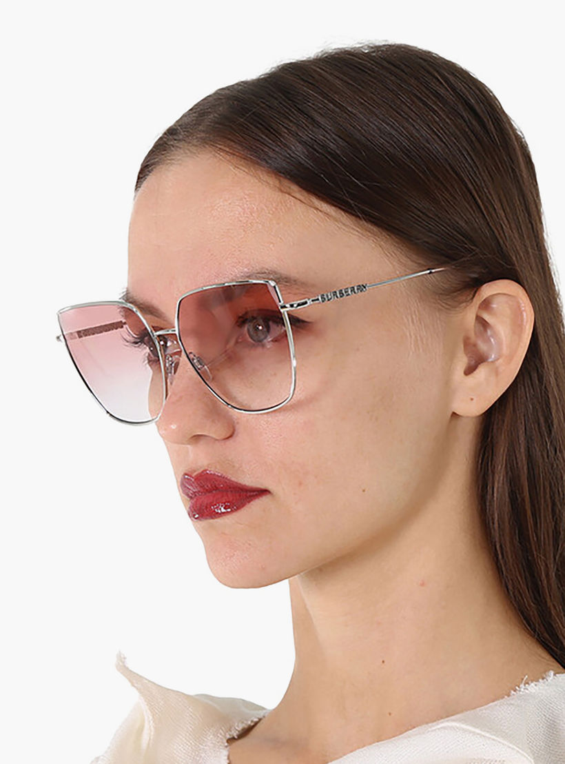 Burberry Women Square Oversized Pink Sunglasses | 3143-women-sunglasses-image-6