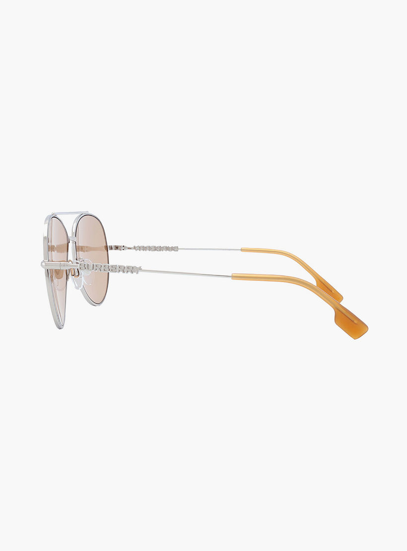 نظارات شمسية بربري نسائية بنية اللون بتصميم طيار | 3147-women-sunglasses-image-2