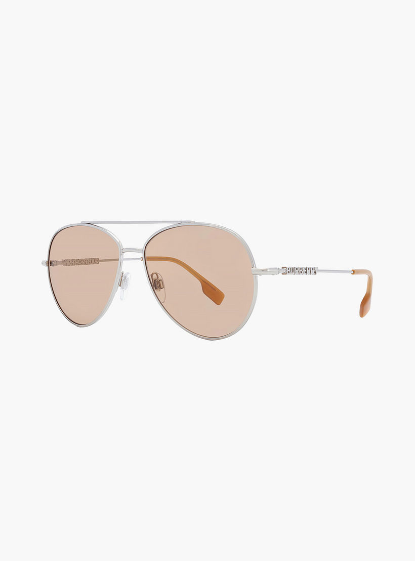 نظارات شمسية بربري نسائية بنية اللون بتصميم طيار | 3147-women-sunglasses-image-3