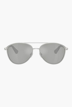 Burberry Unisex Aviator Grey Sunglasses | 3157-men-sunglasses-image-1