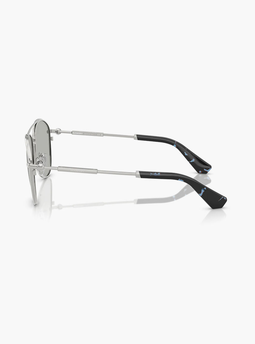 Burberry Unisex Aviator Grey Sunglasses | 3157-men-sunglasses-image-2