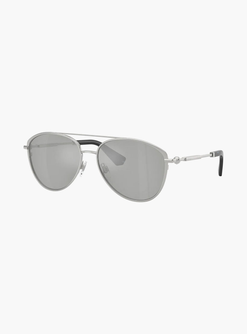 Burberry Unisex Aviator Grey Sunglasses | 3157-men-sunglasses-image-3