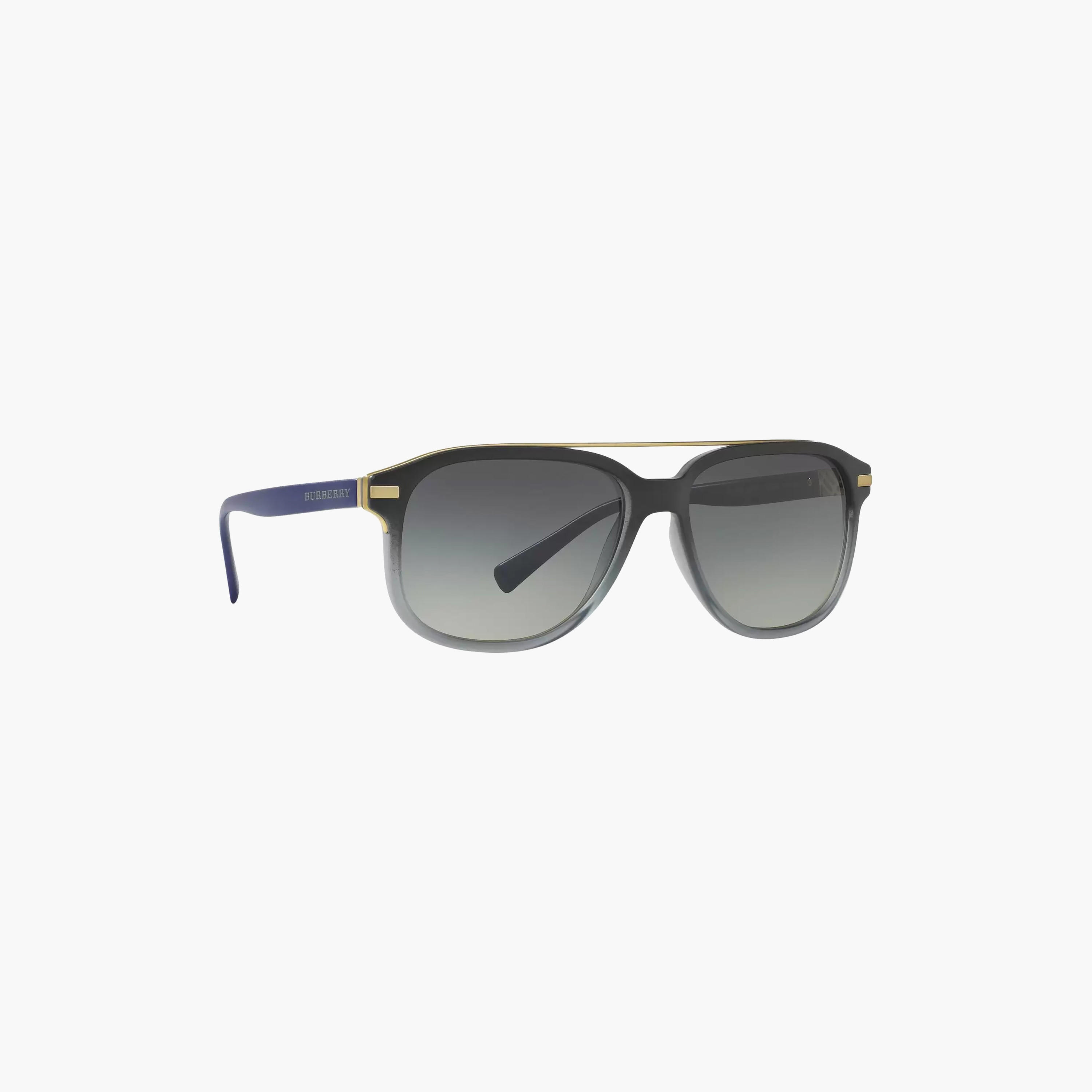 Burberry Unisex Aviator Grey Sunglasses | 4233-men-sunglasses-image-2
