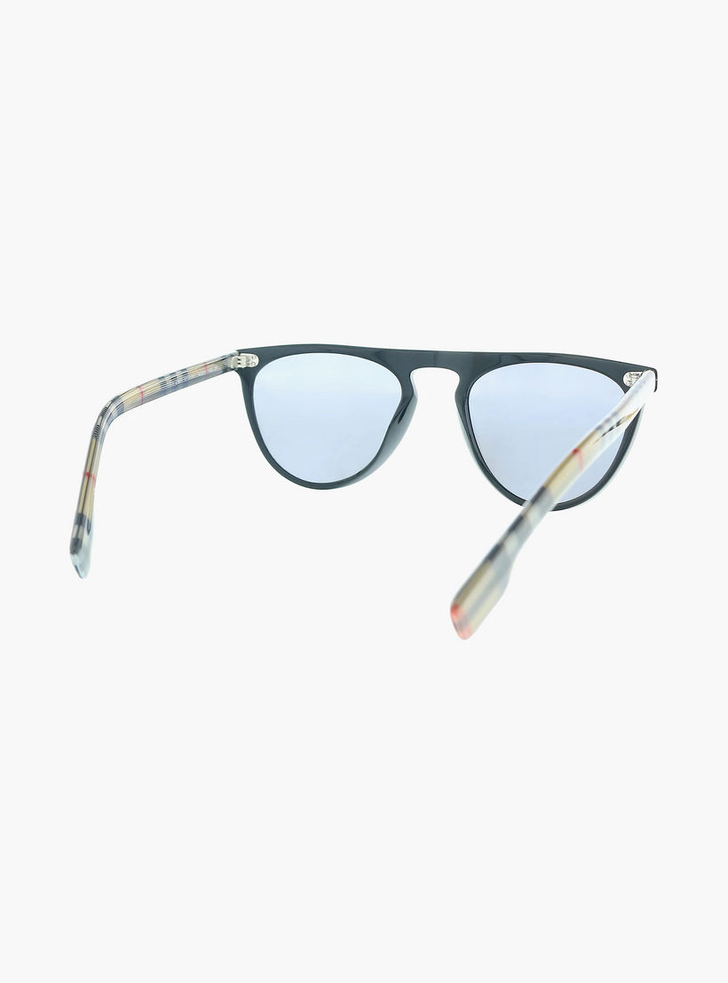 نظارات شمسية رجالية دائرية مستقطبة زرقاء من بربري | 4281-men-sunglasses-image-4
