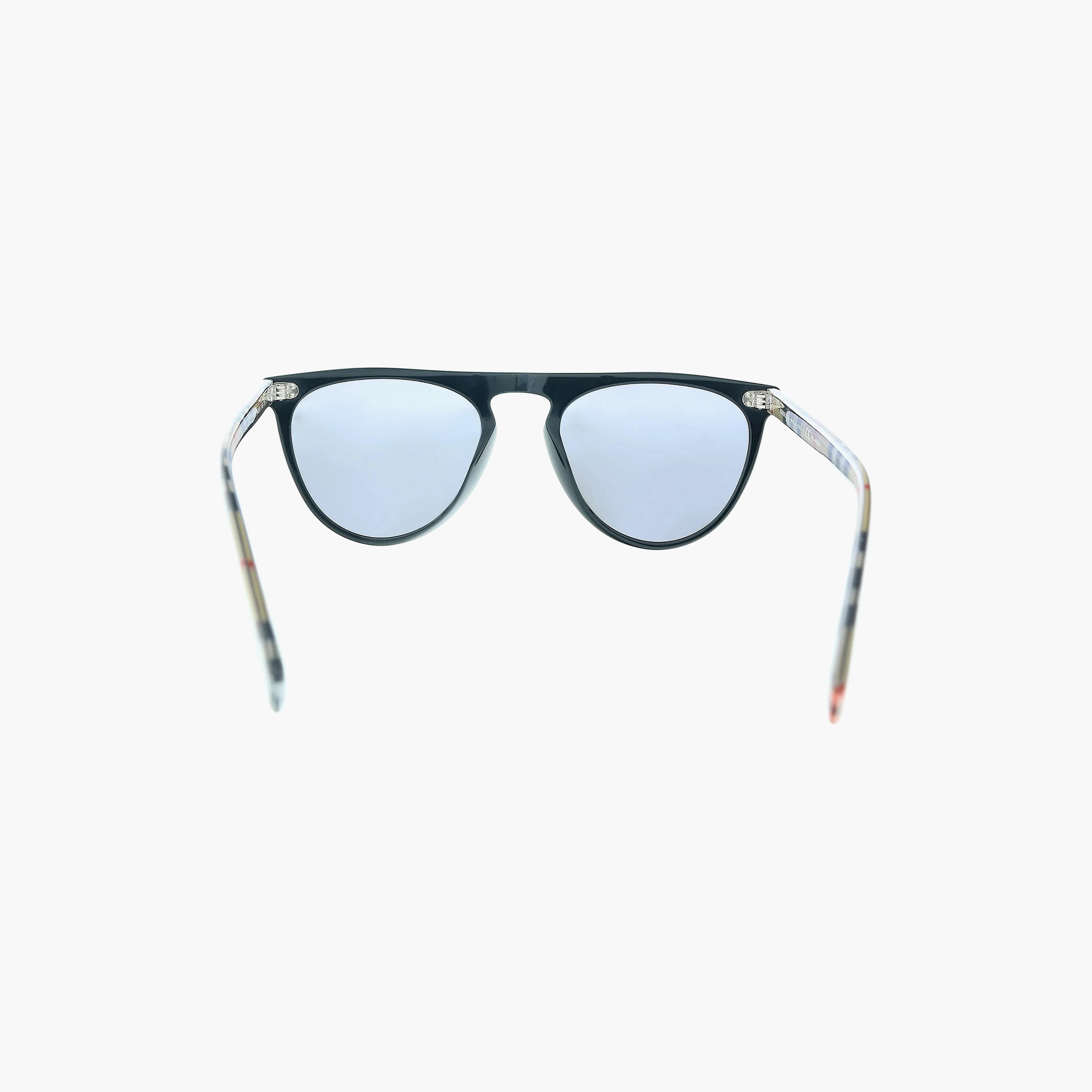 نظارات شمسية رجالية دائرية مستقطبة زرقاء من بربري | 4281-men-sunglasses-image-5