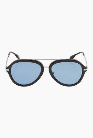 نظارات شمسية دائرية زرقاء للرجال من بربري | 4377-men-sunglasses-image-1