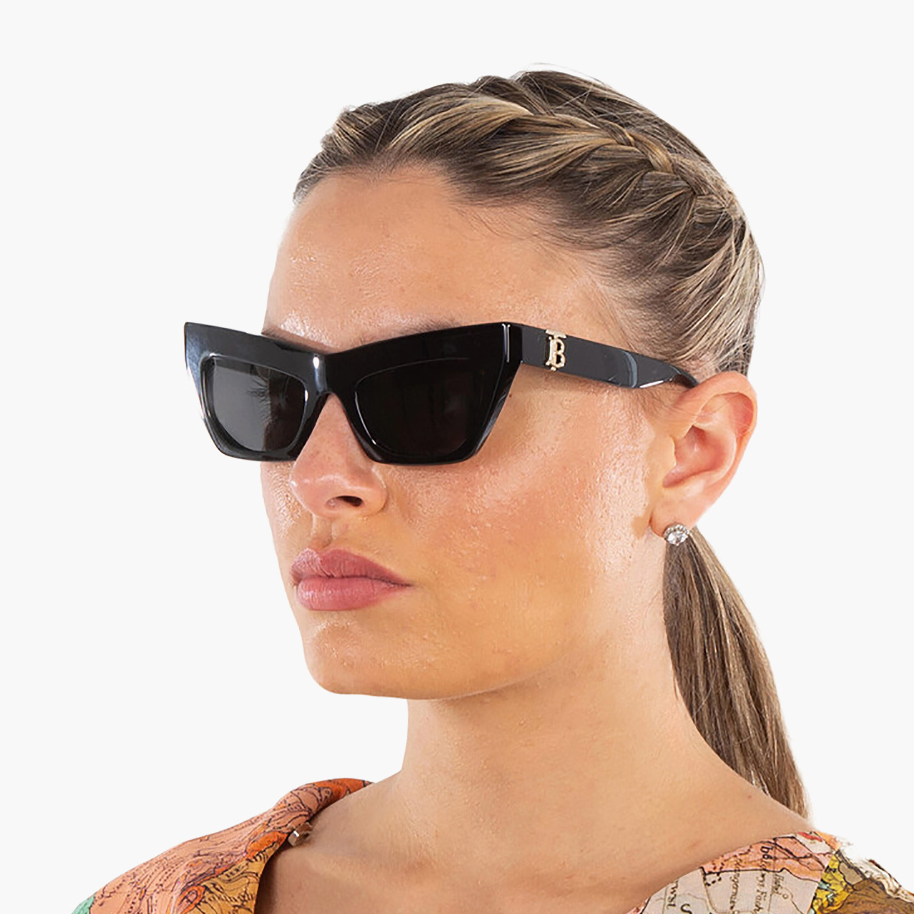 نظارات شمسية رمادية بتصميم عين القطة من بربري للنساء | 4405-women-sunglasses-image-5