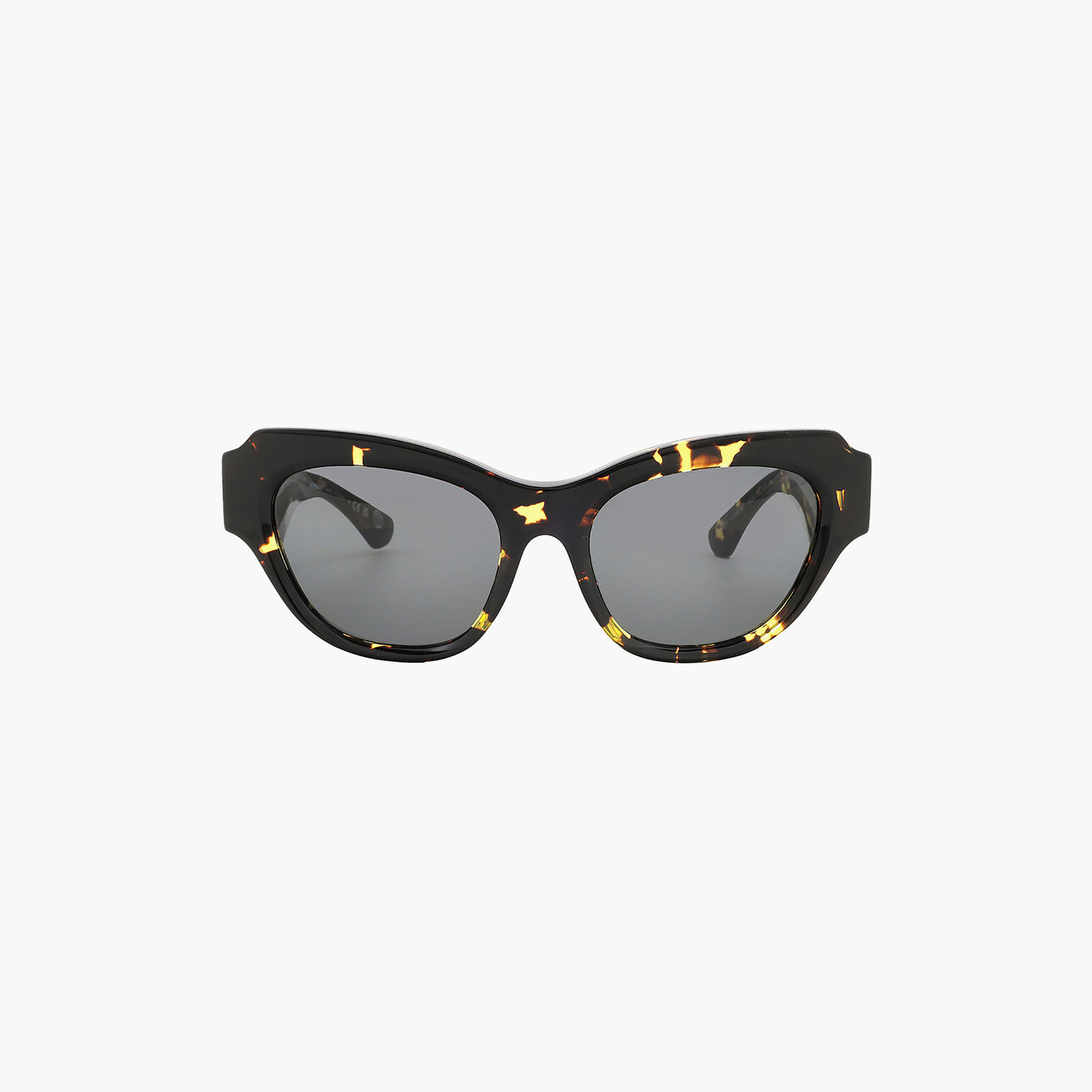نظارات شمسية رمادية بتصميم عين القطة من بربري للنساء | 4423-women-sunglasses-image-1