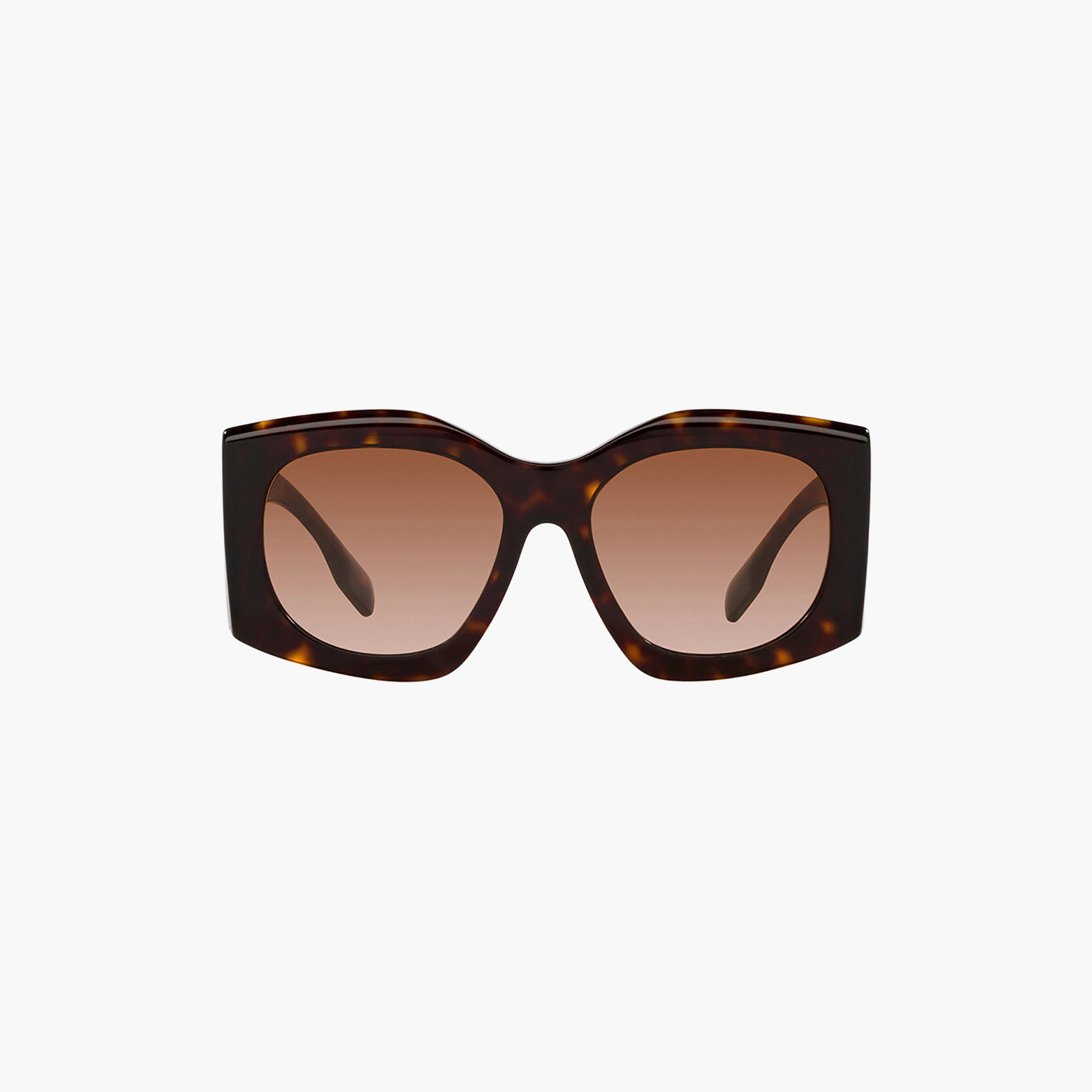نظارات شمسية مربعة بنية اللون من بربري للنساء | 4388U-women-sunglasses-image-1