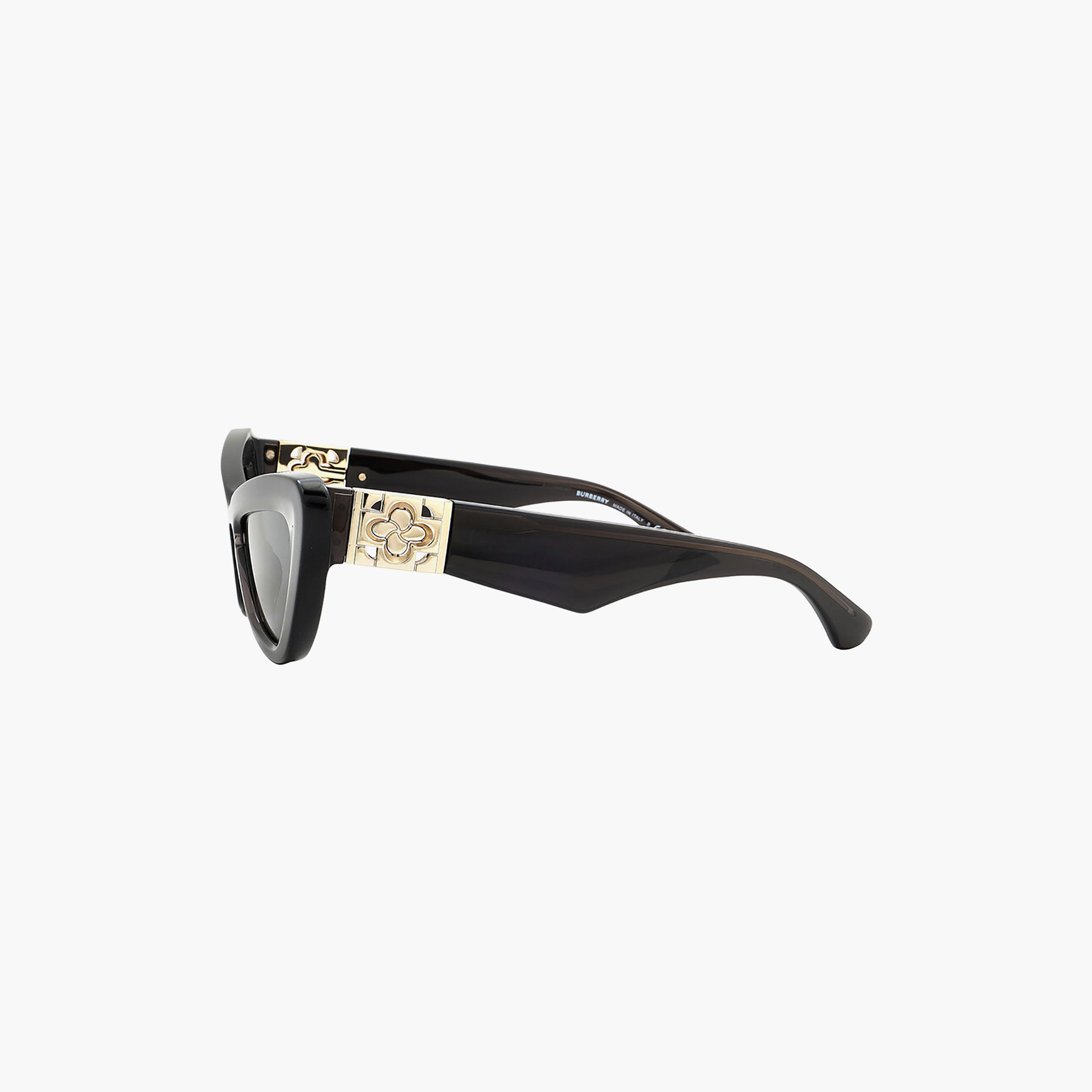 نظارات شمسية رمادية بتصميم عين القطة من بربري للنساء | 4421U-women-sunglasses-image-2