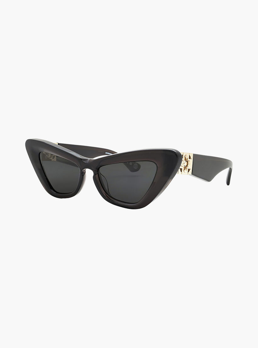 نظارات شمسية رمادية بتصميم عين القطة من بربري للنساء | 4421U-women-sunglasses-image-4