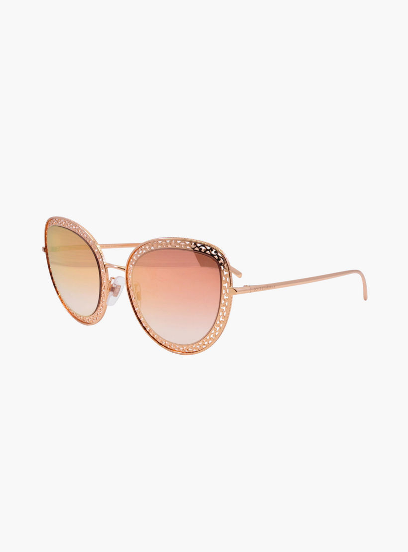 نظارات شمسية نسائية من دولتشي آند غابانا بتصميم عين القطة باللون الوردي | 2226-women-sunglasses-image-2