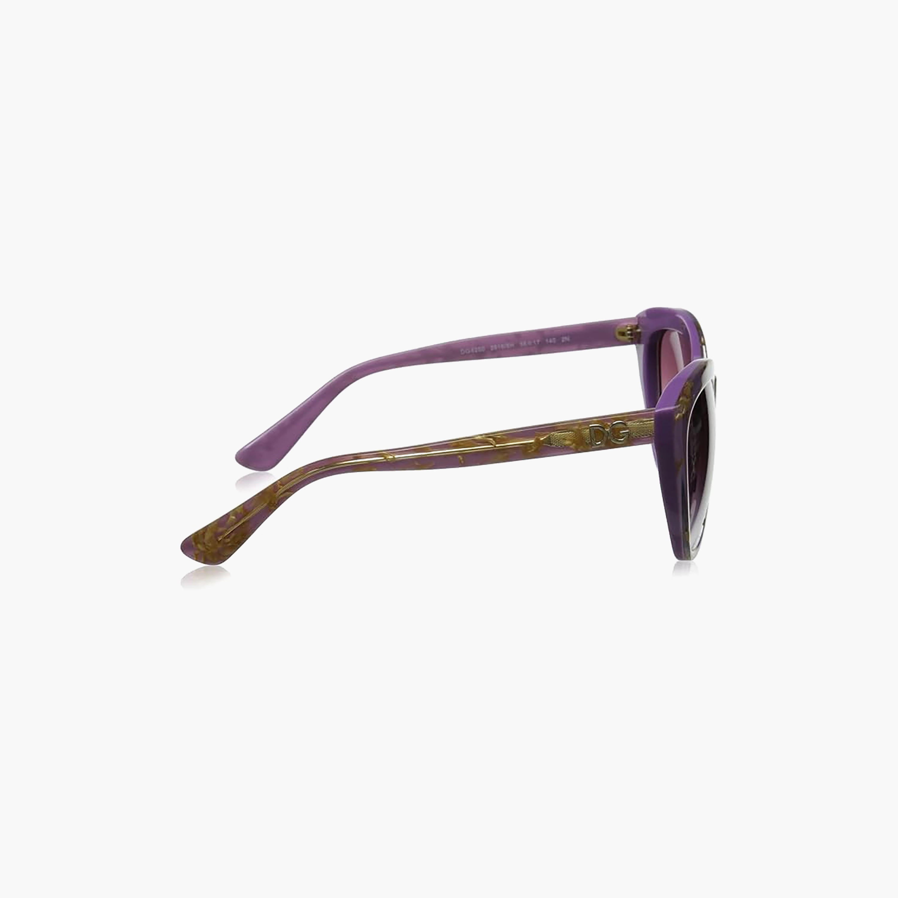 نظارات شمسية نسائية من دولتشي آند غابانا بتصميم عين القطة باللون البنفسجي | 4250-women-sunglasses-image-2