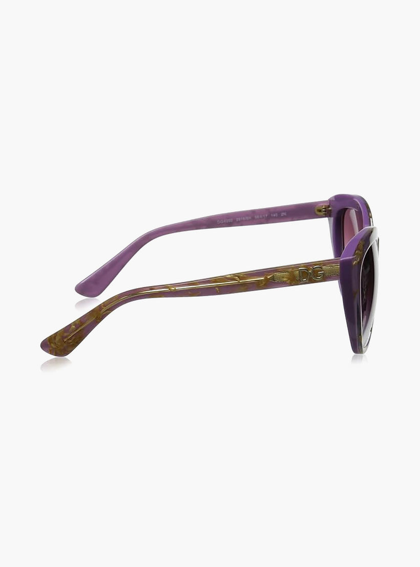 نظارات شمسية نسائية من دولتشي آند غابانا بتصميم عين القطة باللون البنفسجي | 4250-women-sunglasses-image-2
