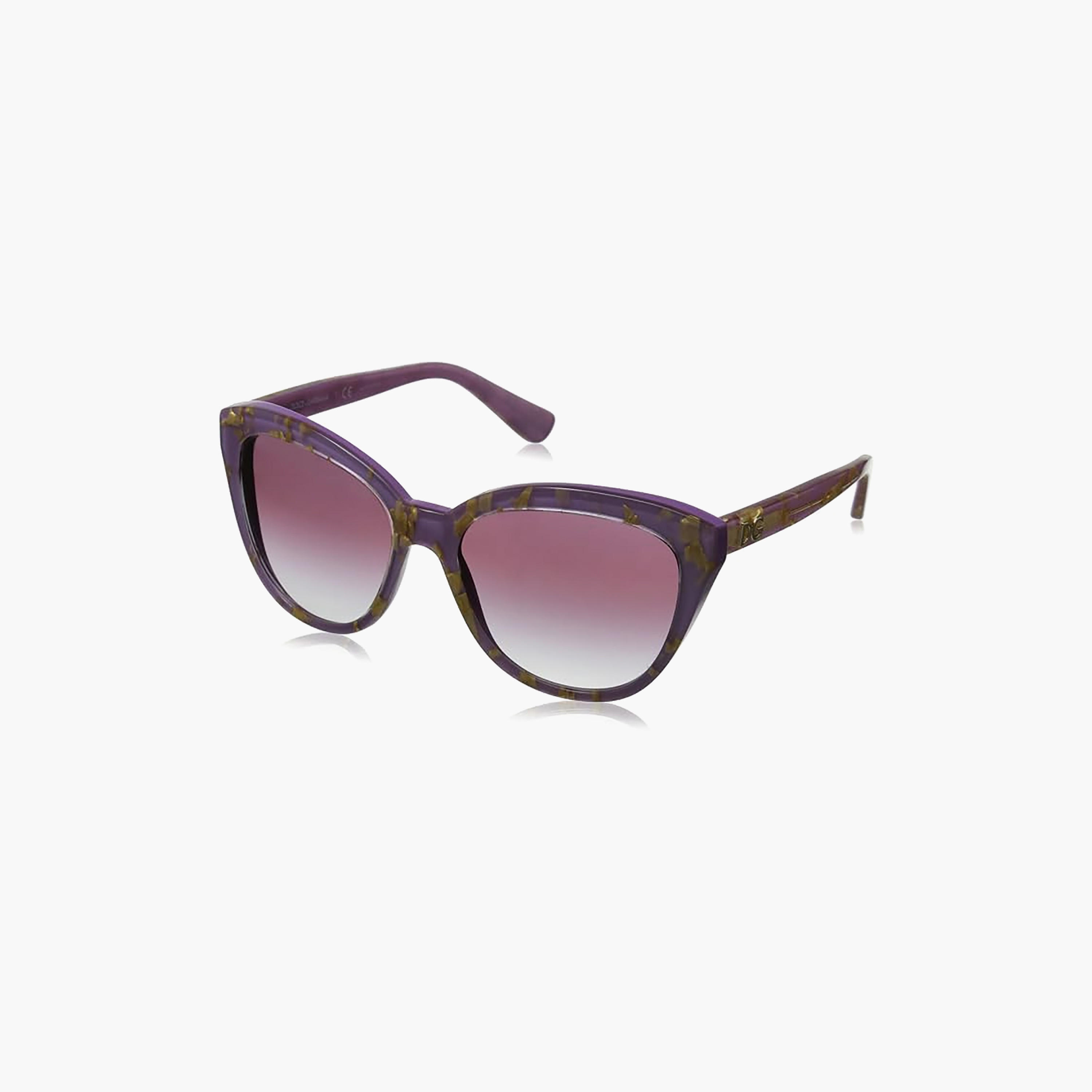 نظارات شمسية نسائية من دولتشي آند غابانا بتصميم عين القطة باللون البنفسجي | 4250-women-sunglasses-image-3