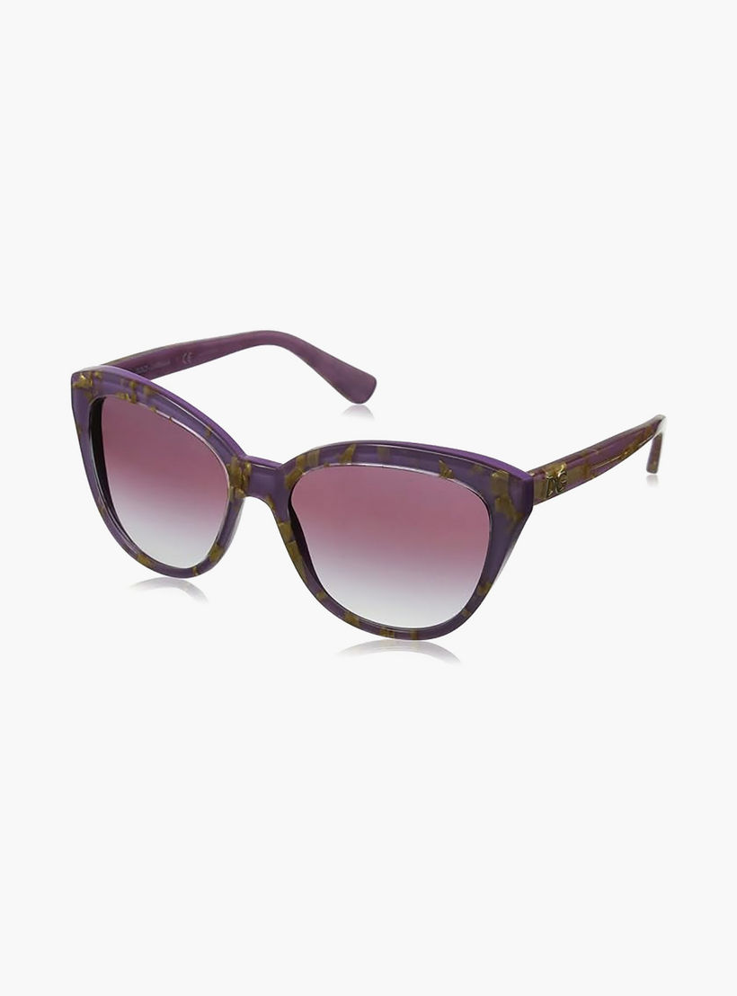 نظارات شمسية نسائية من دولتشي آند غابانا بتصميم عين القطة باللون البنفسجي | 4250-women-sunglasses-image-3
