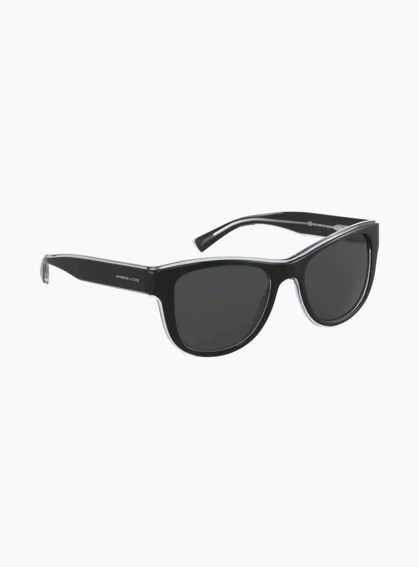 نظارات شمسية رجالية من دولتشي آند غابانا، طراز وايفارير، رمادية اللون | 4284-men-sunglasses-image-2