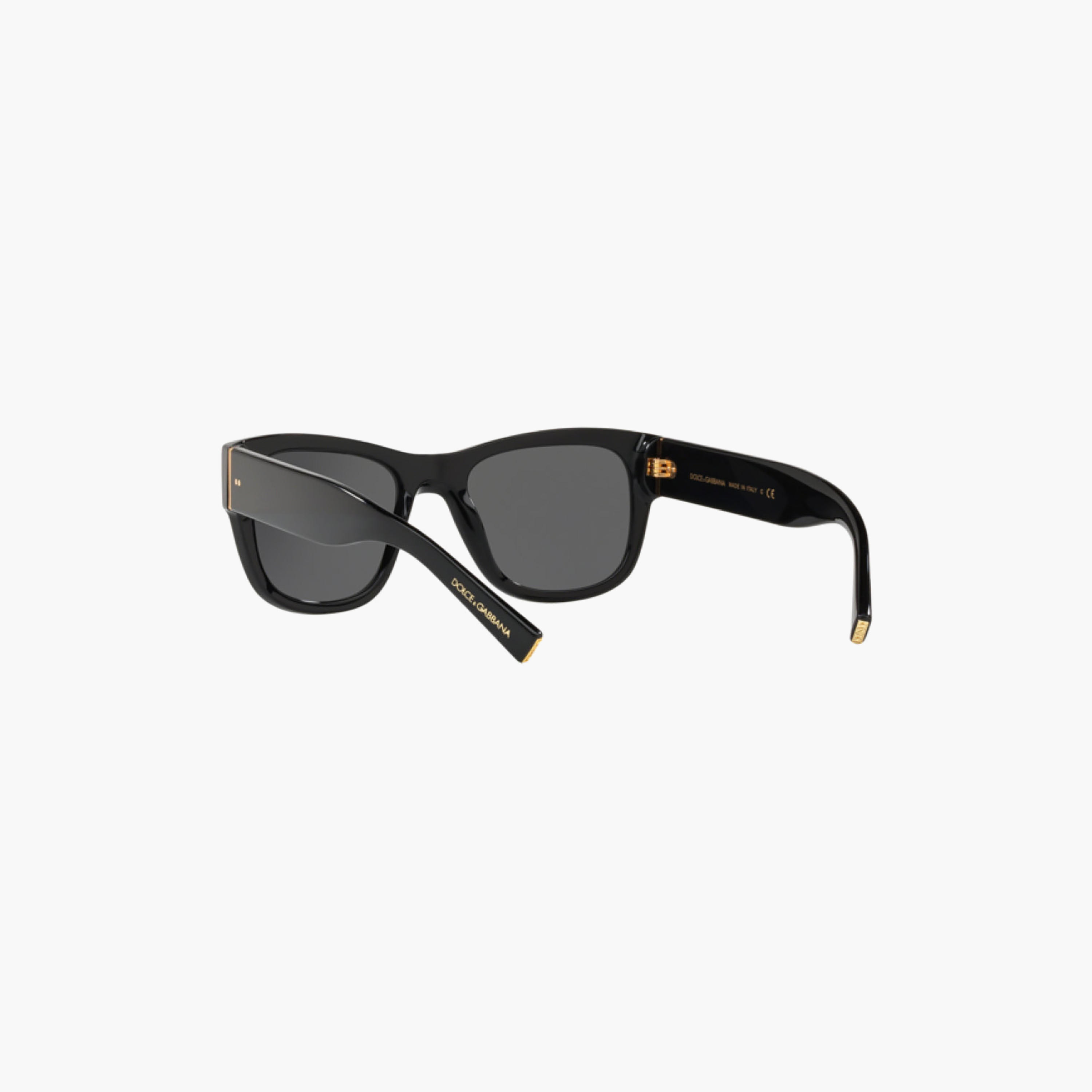 Dolce & Gabbana Men Rectangle Grey Sunglasses | 4338-men-sunglasses-image-3