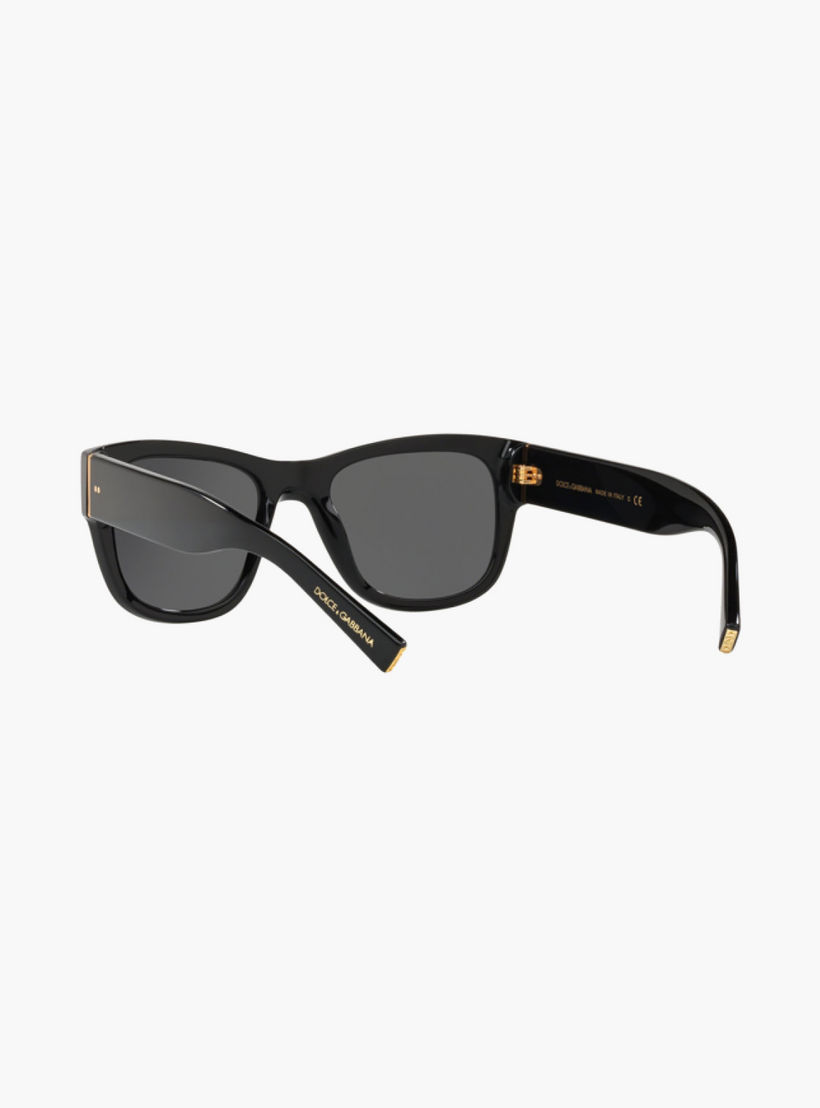 Dolce & Gabbana Men Rectangle Grey Sunglasses | 4338-men-sunglasses-image-3