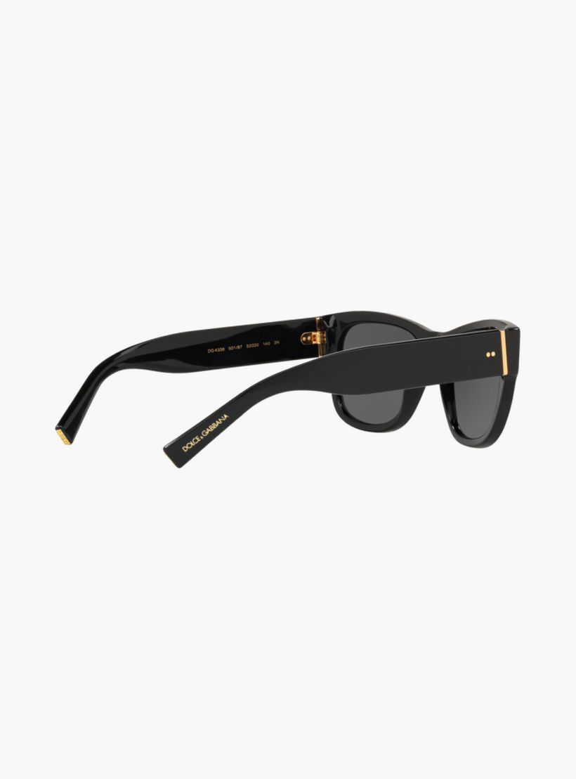 Dolce & Gabbana Men Rectangle Grey Sunglasses | 4338-men-sunglasses-image-4