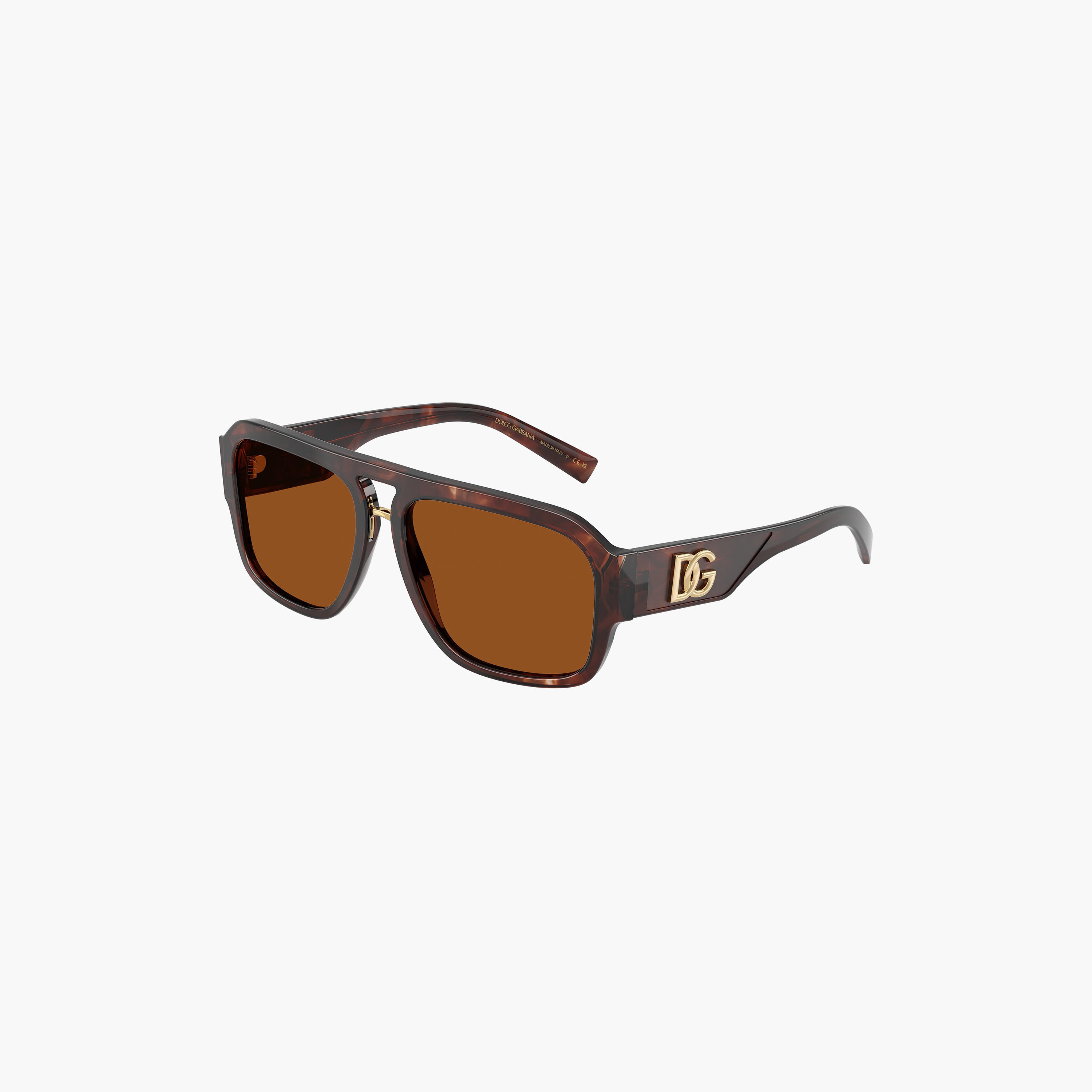 Dolce & Gabbana Men Square Brown Sunglasses | 4403-men-sunglasses-image-1