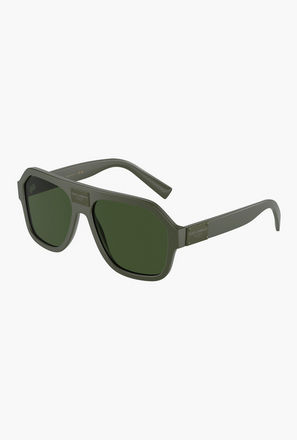 Dolce & Gabbana Men Wayfarer & Square Green Sunglasses | 4433-men-sunglasses-image-1