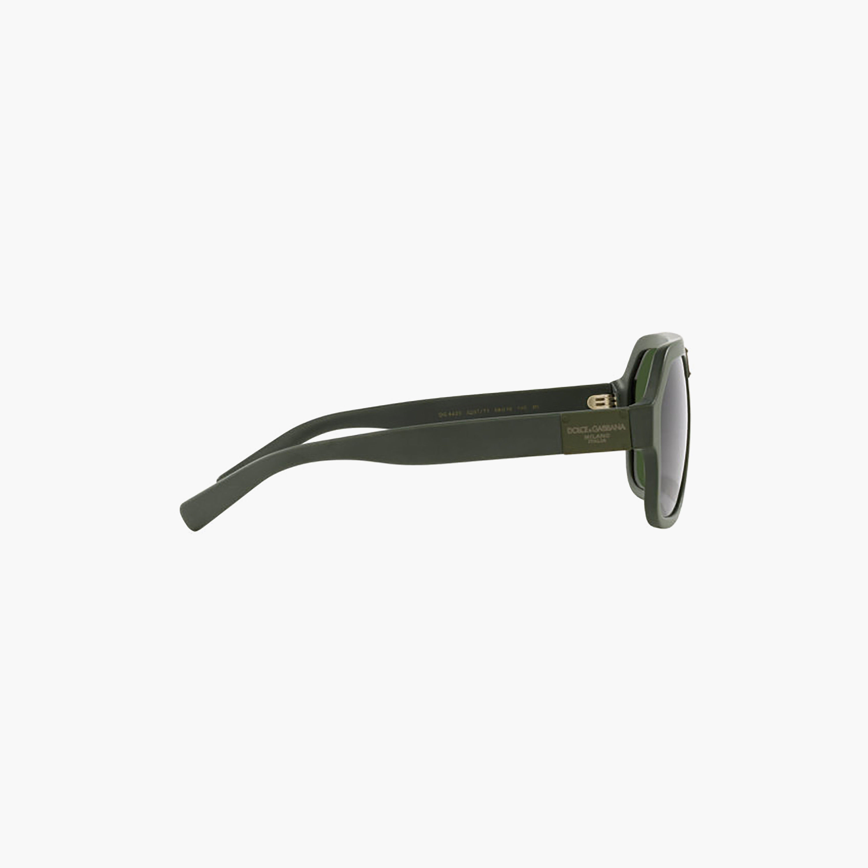 نظارات شمسية رجالية من دولتشي آند غابانا بتصميم وايفارير ومربع أخضر | 4433-men-sunglasses-image-4
