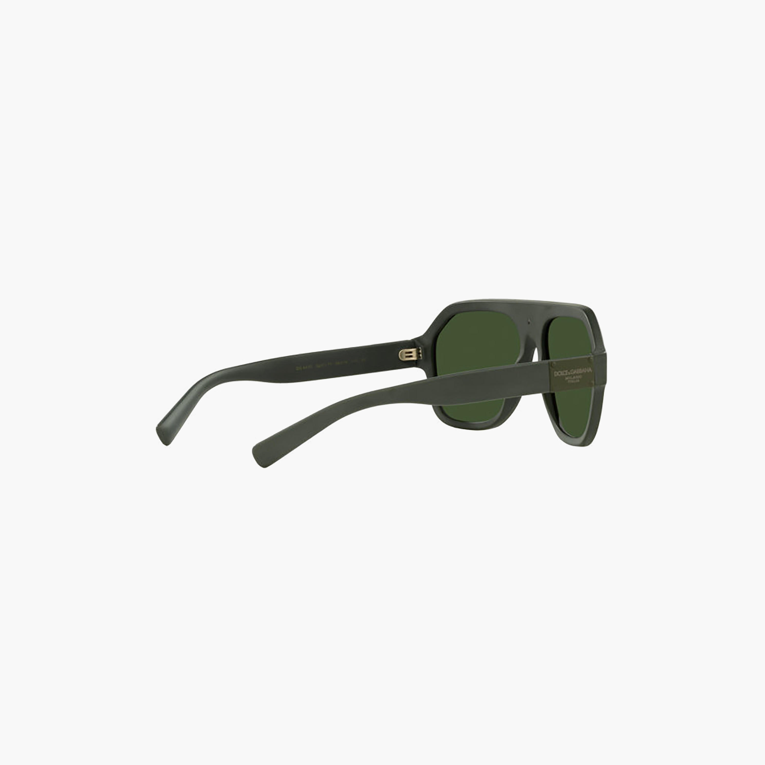 Dolce & Gabbana Men Wayfarer & Square Green Sunglasses | 4433-men-sunglasses-image-5
